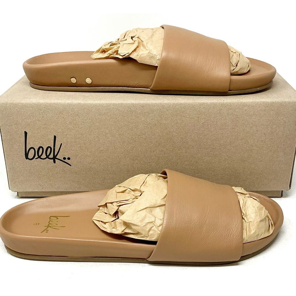 Beek Gallito Leather Sandals Honey Brown Women Comfort Sandals NIB - Picture 5 of 13
